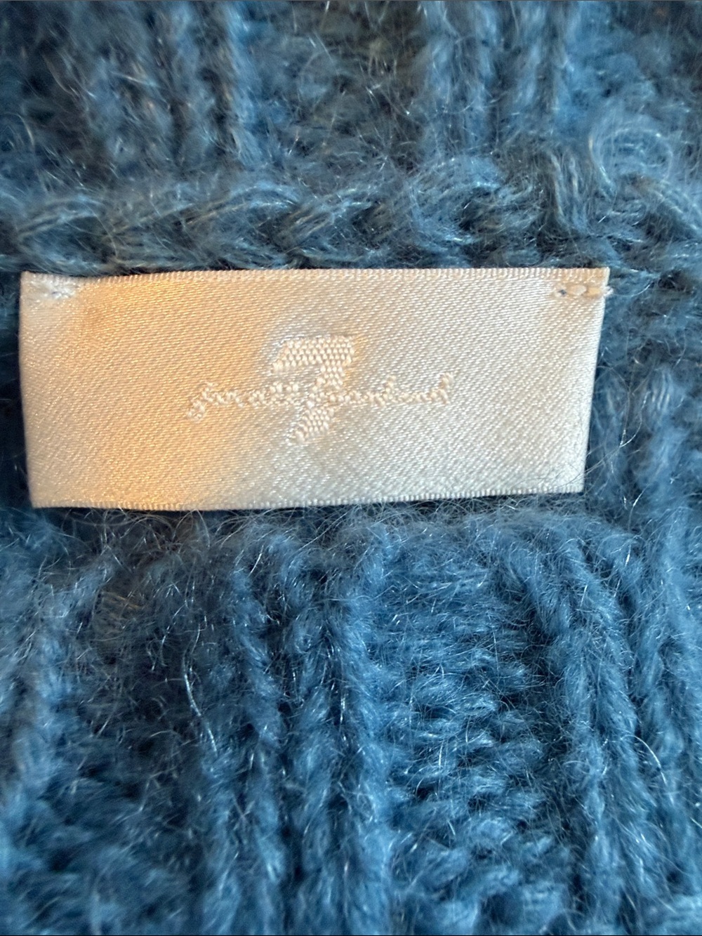7 for all Mankind Soft Knit Sweater Nylon/mohair/wool